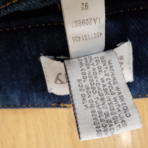 Zenergy by Chicos Women Jeans Size 1/M8 Regular Dark Blue Denim Stretch - Picture 13 of 15